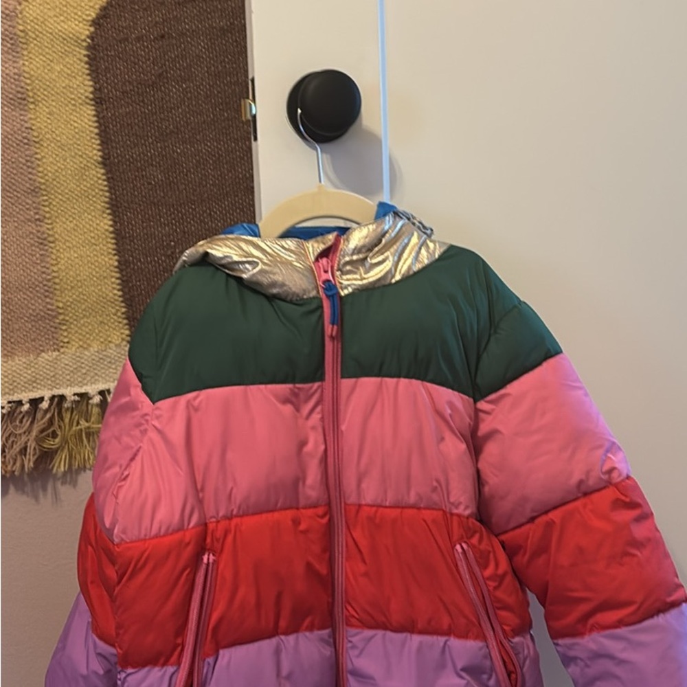 Mini boden puffer jacket-kids size 5-6